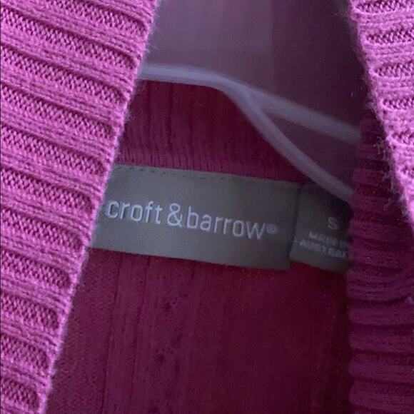 Croft & barrow turtleneck long sleeve sweater - size small - Picture 2 of 3